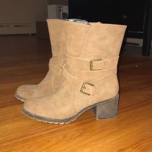 Rampage Poppy Buckle Booties